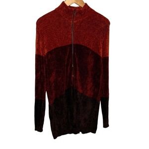 Talbot Petites full neck full zip Sweater - size medium